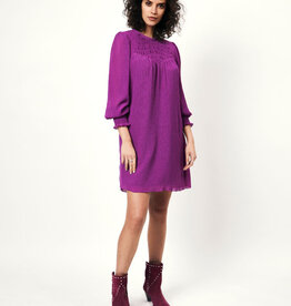 Dante 6 Mercury Smocked Mini Dress Cosmic Violet