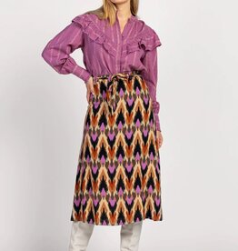 Aaiko Lola Multi Ethnic Skirt Oak