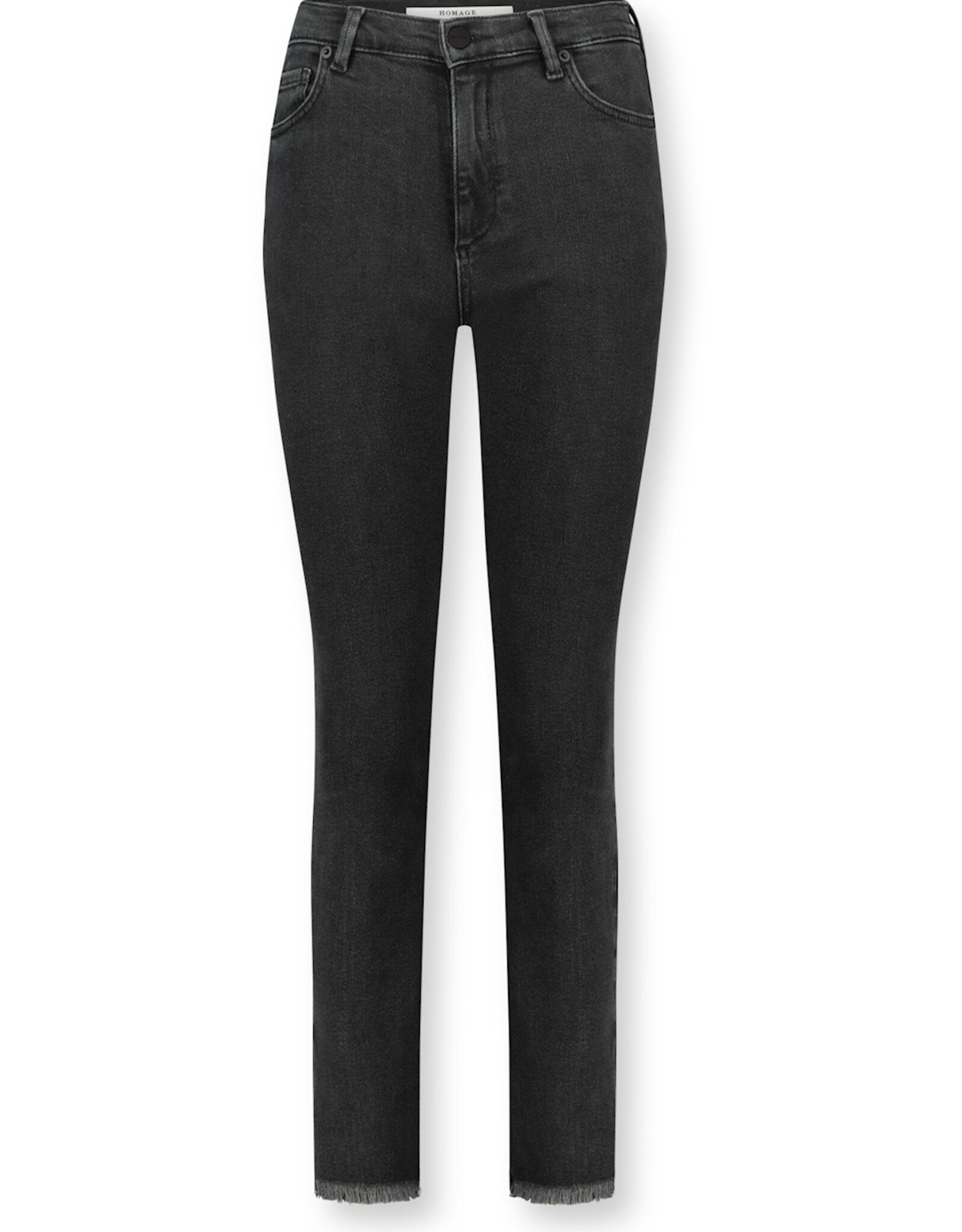 Homage Sarah Stretchy Straight Jeans Frayed Edge Antra Used