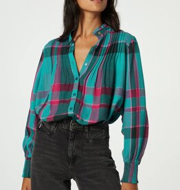 Fabienne Chapot Lucky Blouse Bright Teal