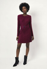 Dante 6 Arone Belted Mini Dress Warm Plum