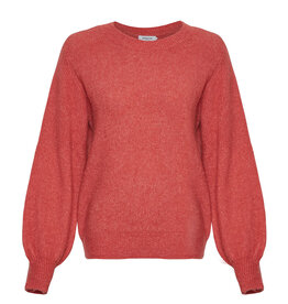 Moss Copenhagen Lillian Hope Balloon Pullover Mineral Red