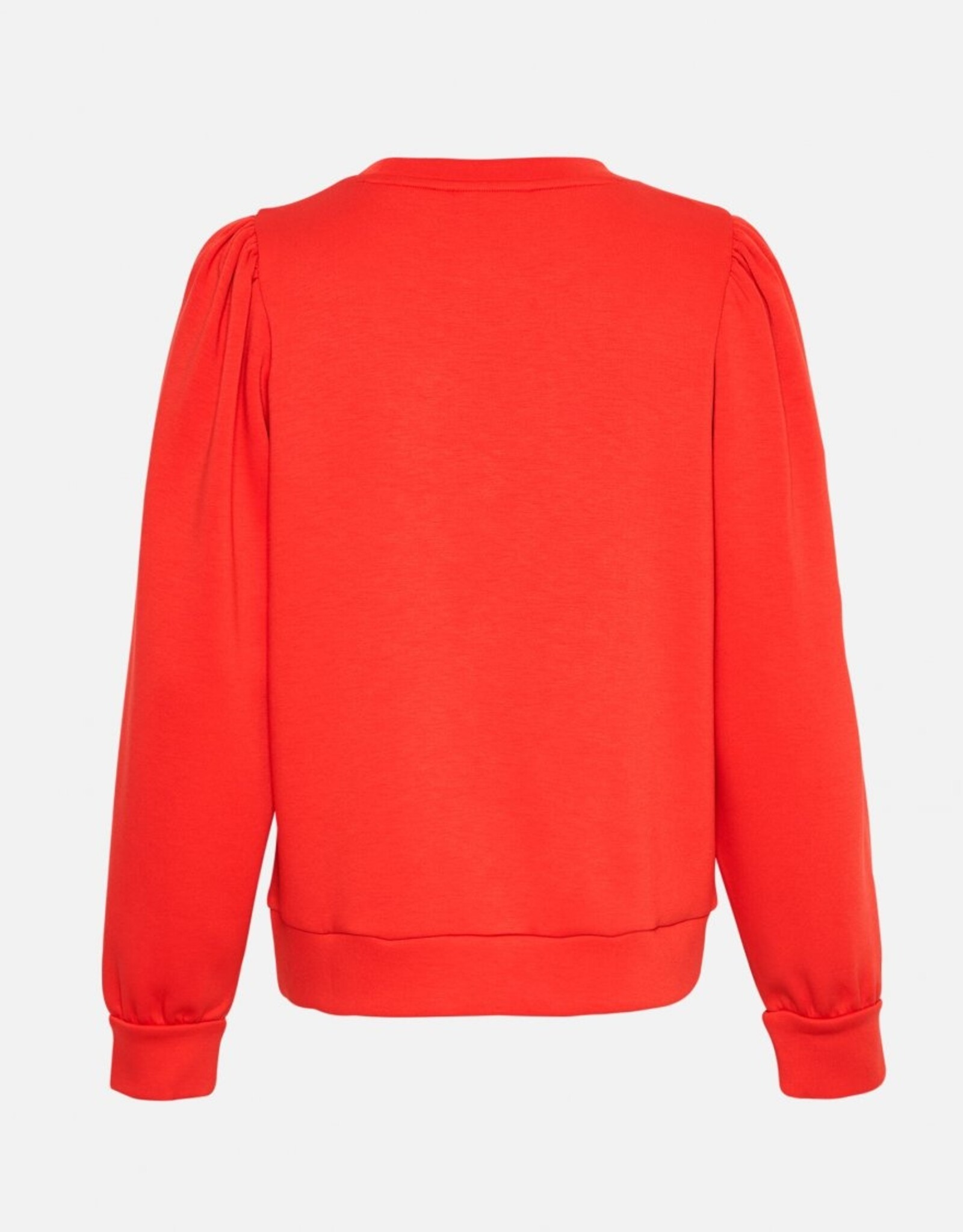 Moss Copenhagen Ima Q Puff Sweatshirt Aurora Red