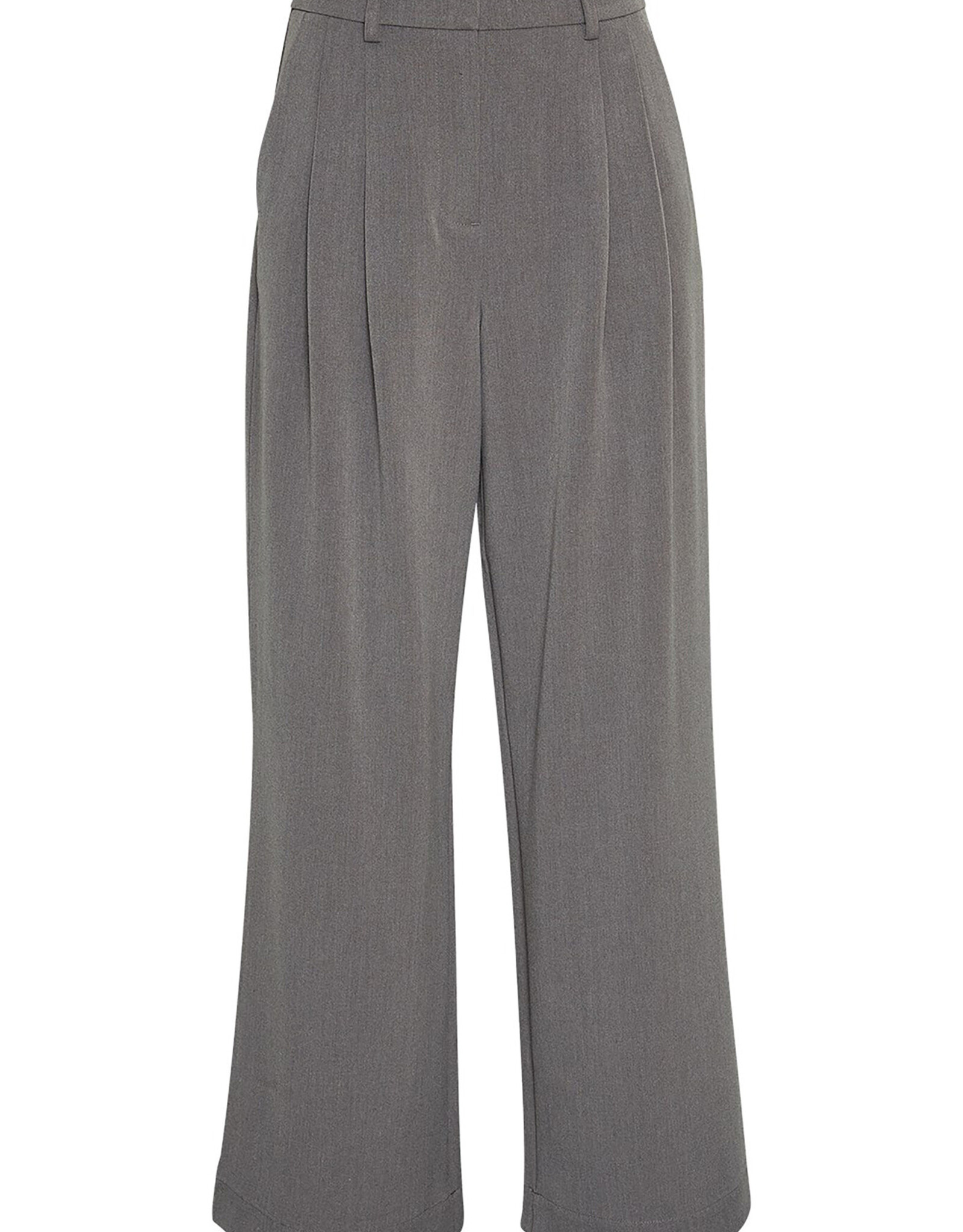 Moss Copenhagen Henrika HW Pants Grey Melange