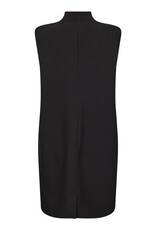 Co'Couture Vola Rib Turtleneck Dress Black