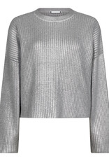 Co'Couture Row Foil Knit Silver