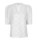 Dante 6 Telima Embroidered Top Milk White