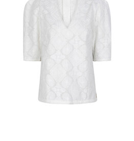 Dante 6 Telima Embroidered Top Milk White