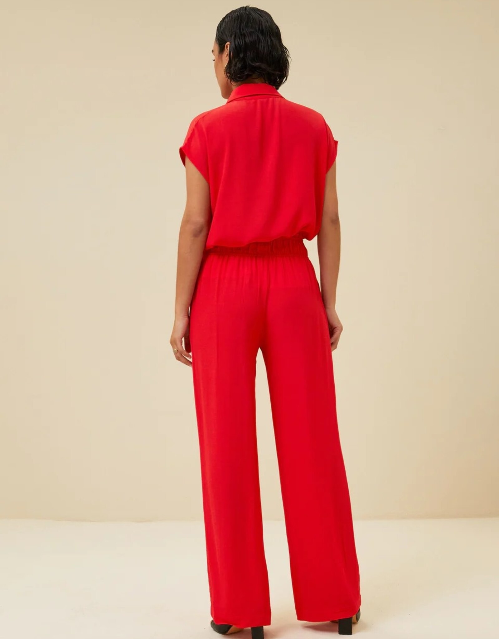 By Bar Robyn Viscose Pant Poppy Red