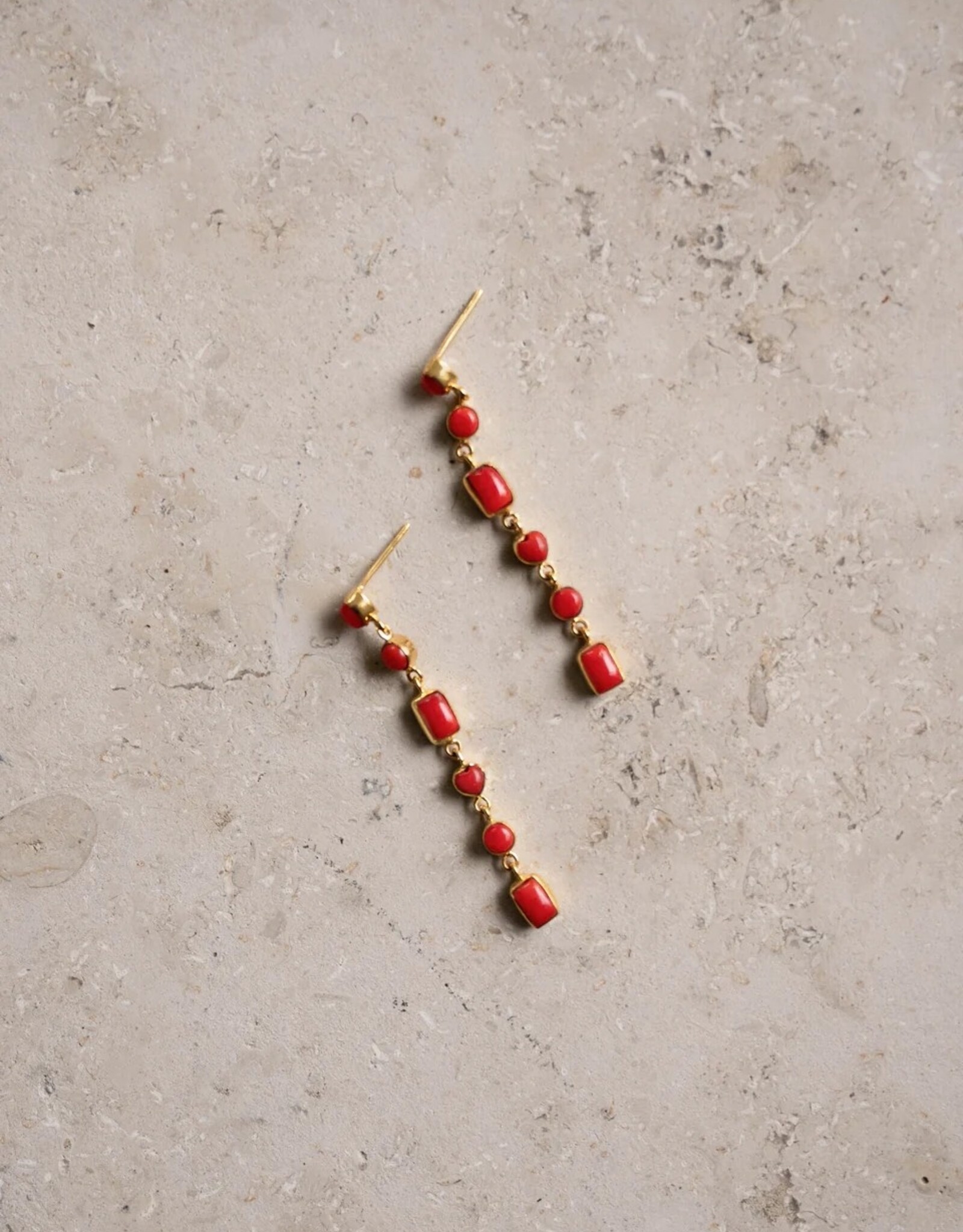 By Bar Nolan Earring Red