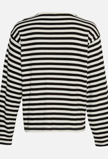 Moss Copenhagen Bahara Pullover stp Vanilla Ice / Black