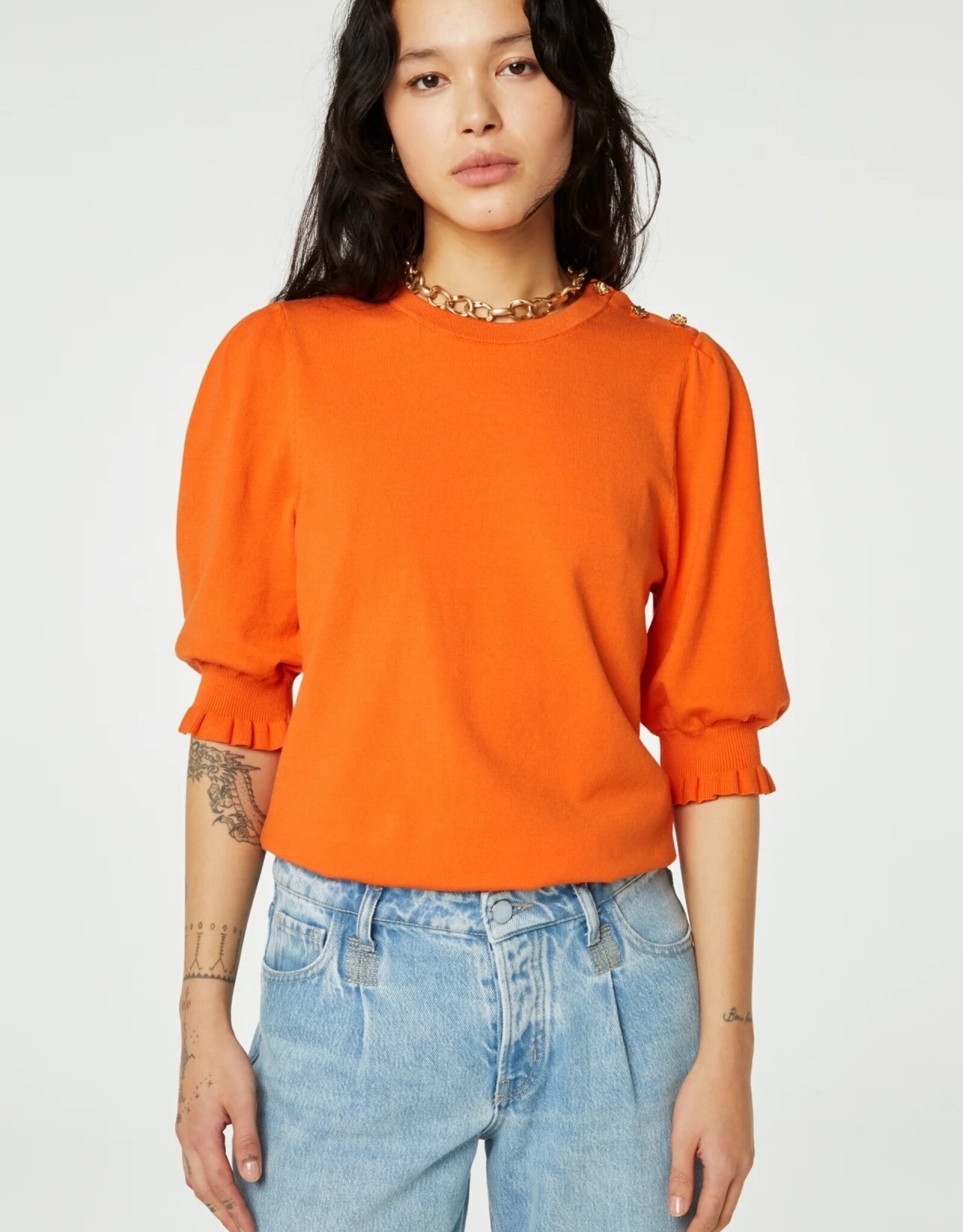 Fabienne Chapot Jolly Pullover Mandarin Orange