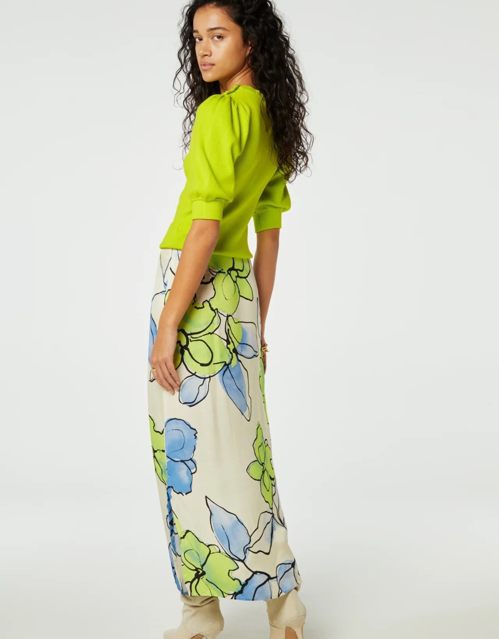 Fabienne Chapot Lillian SS Pullover Lovely Lime