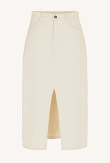 By Bar Elba Twill Skirt Raw White