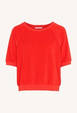 By Bar Neva Slub Top Poppy Red