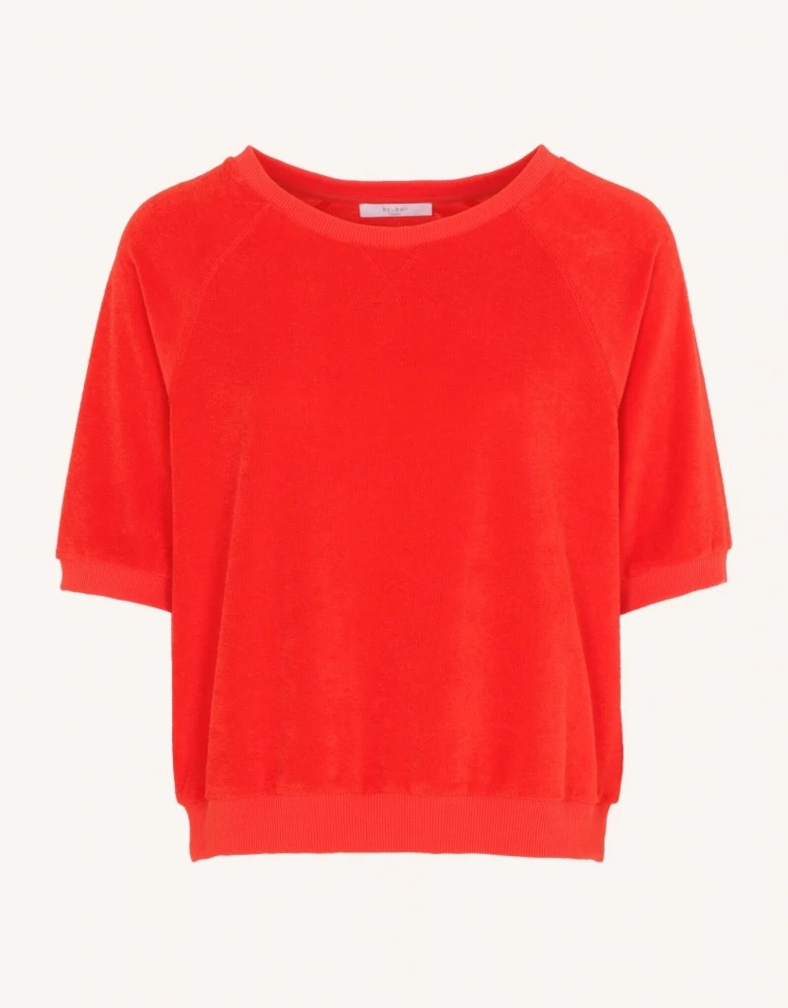 By Bar Neva Slub Top Poppy Red