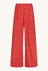 By Bar Benji Red Groove Print Pant