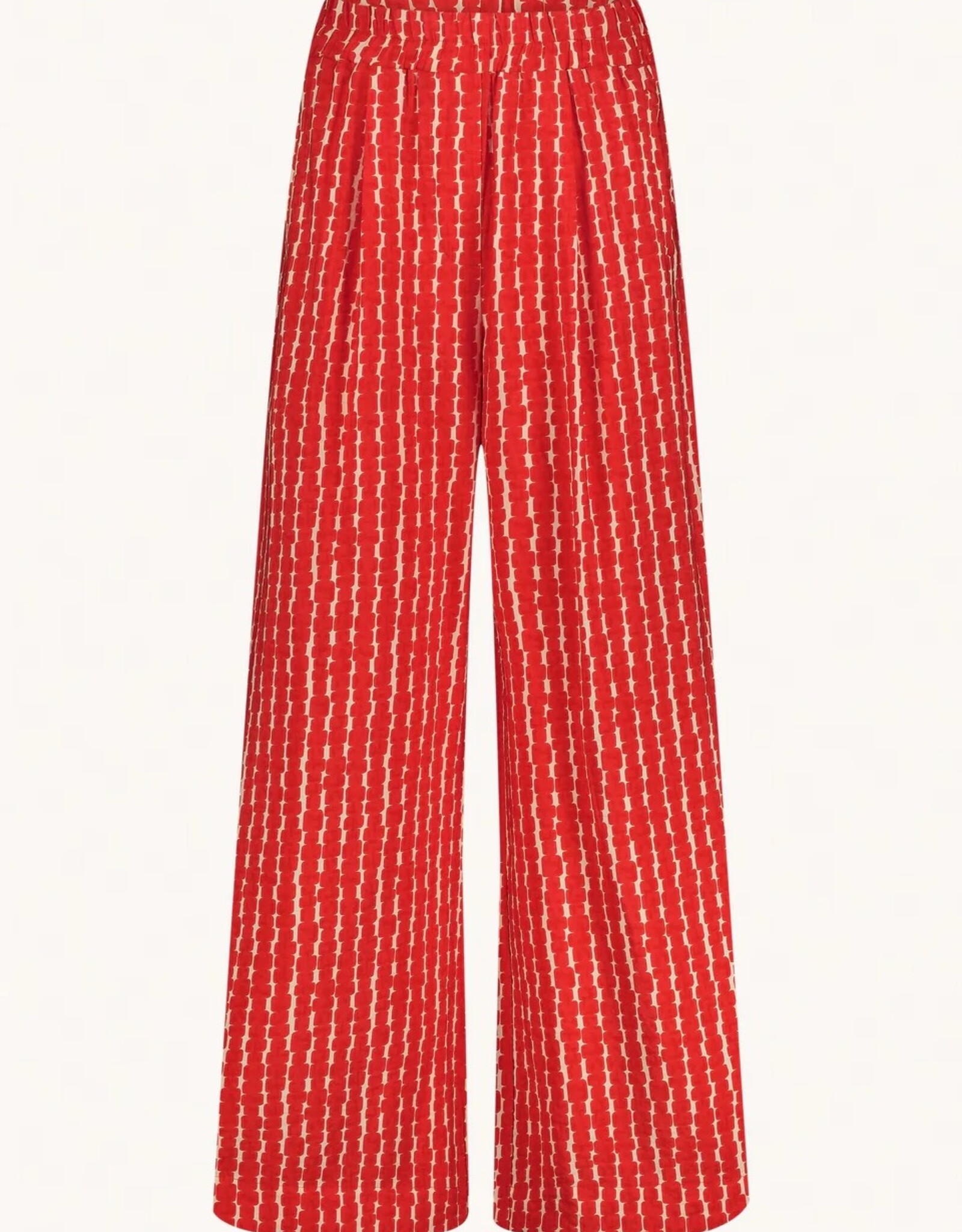 By Bar Benji Red Groove Print Pant