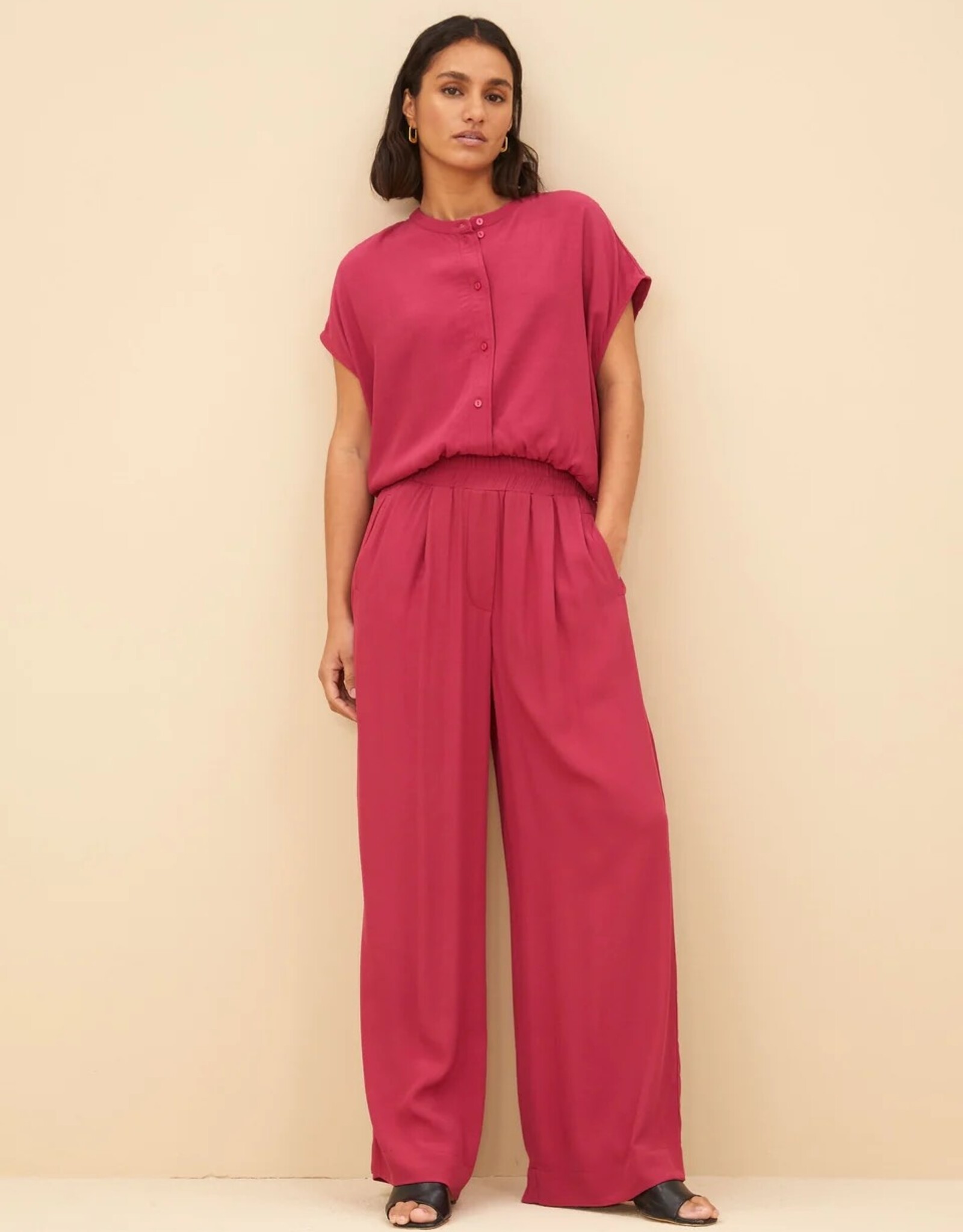 By Bar Benji Viscose Pant Cerise