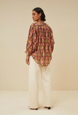 By Bar Lucy Summer Ikat Blouse Print