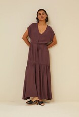 By Bar Viona Viscose Dress Huckleberry