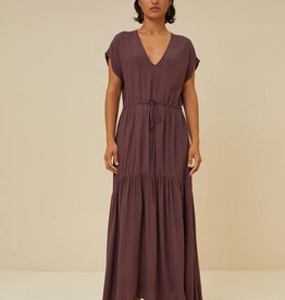 By Bar Viona Viscose Dress Huckleberry