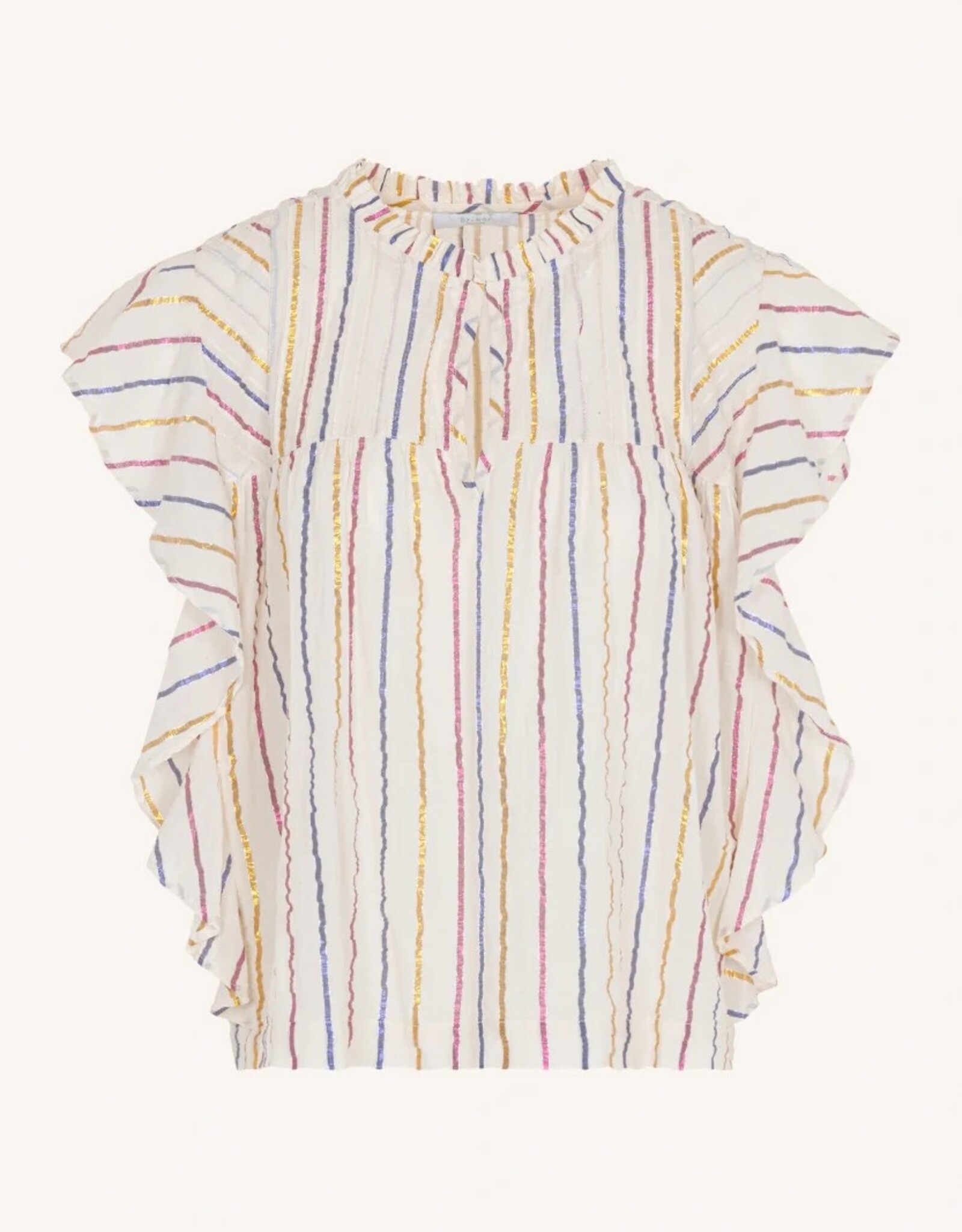 By Bar Danee La Stripe Blouse Cerise