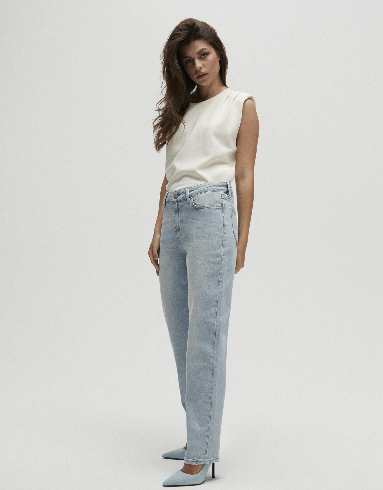 Homage Scotti Relaxed Straight Jeans Light Wash