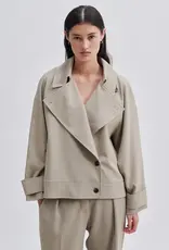 Second Female Silvia Trench Jacket Roasted Cashew