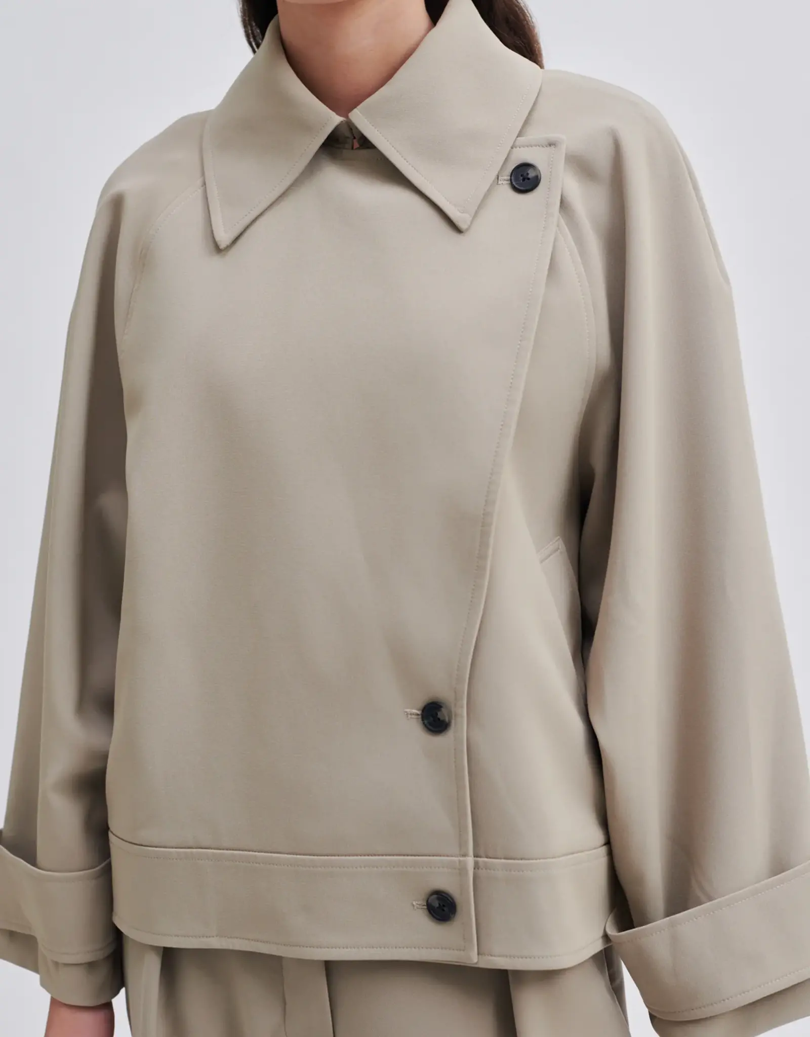 Second Female Silvia Trench Jacket Roasted Cashew