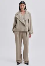 Second Female Silvia Trench Jacket Roasted Cashew