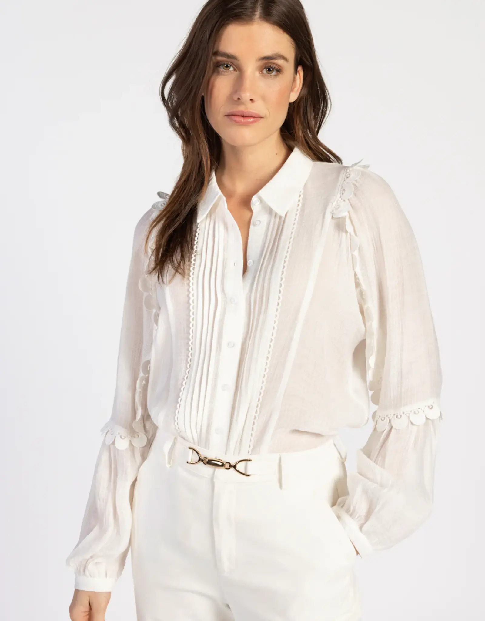 Aaiko Erlina Blouse Les Blancs