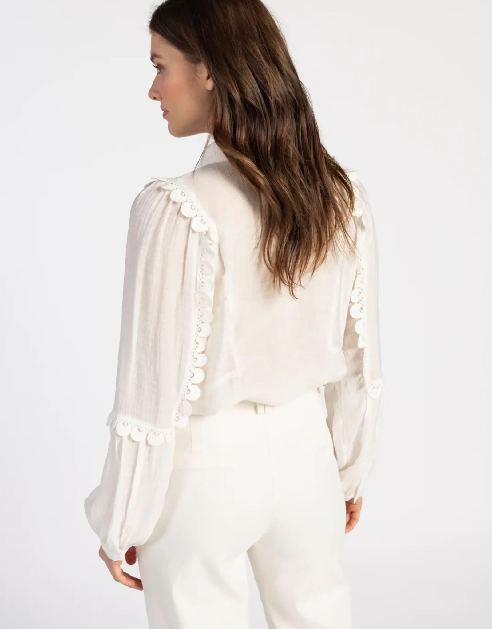 Aaiko Erlina Blouse Les Blancs