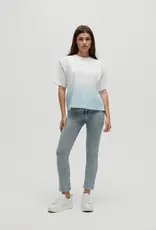 Homage Sarah Stretchy Straight Jeans Washed Blue