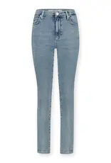 Homage Sarah Stretchy Straight Jeans Washed Blue