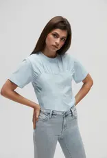 Homage T-shirt With Gathering Light Blue