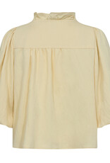 Co'Couture Sueda Puff ss Blouse Pale Yellow