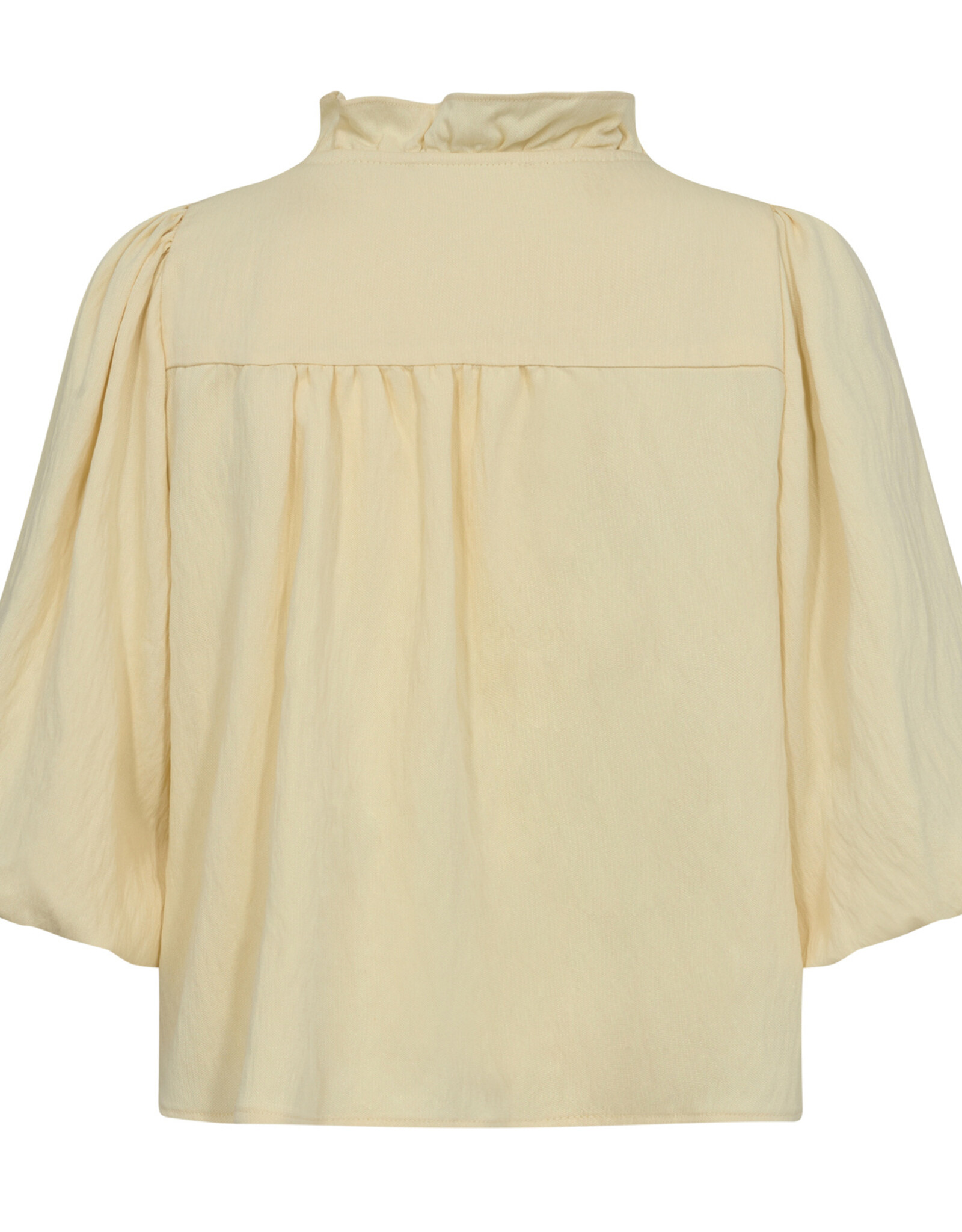 Co'Couture Sueda Puff ss Blouse Pale Yellow