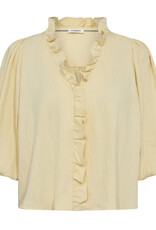 Co'Couture Sueda Puff ss Blouse Pale Yellow