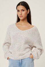 Moss Copenhagen Dealyn V Pullover Egret