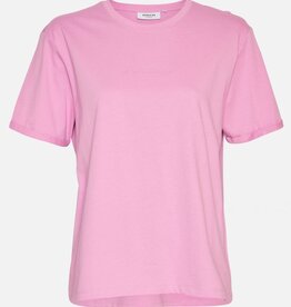 Moss Copenhagen Terina Organic Small Logo Tee V Tulle