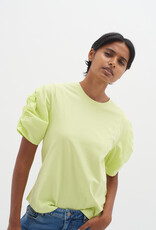 InWear Payana Woven Trim T-Shirt Lime Sorbet