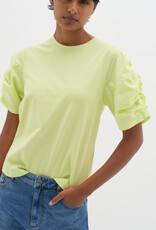 InWear Payana Woven Trim T-Shirt Lime Sorbet