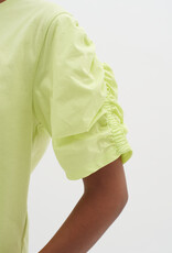 InWear Payana Woven Trim T-Shirt Lime Sorbet