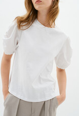 InWear Payana Woven Trim T-Shirt Pure White
