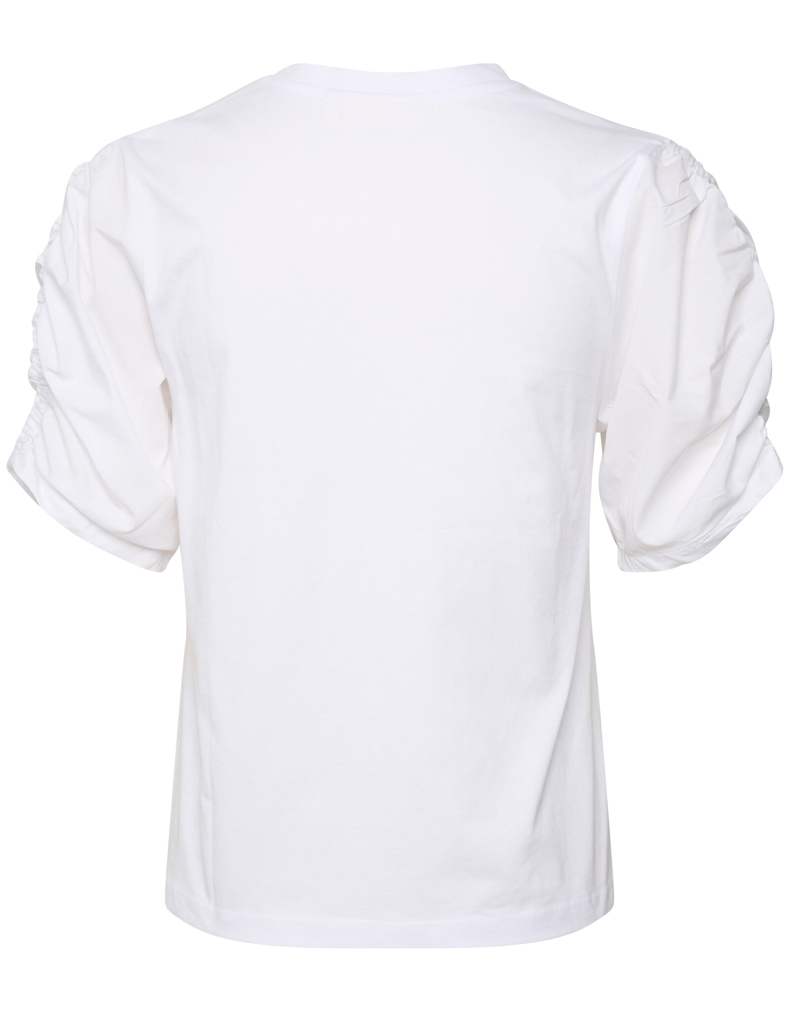 InWear Payana Woven Trim T-Shirt Pure White