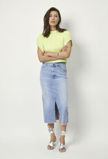 Dante 6 Cobra Cable Knit Top Bitter Lime