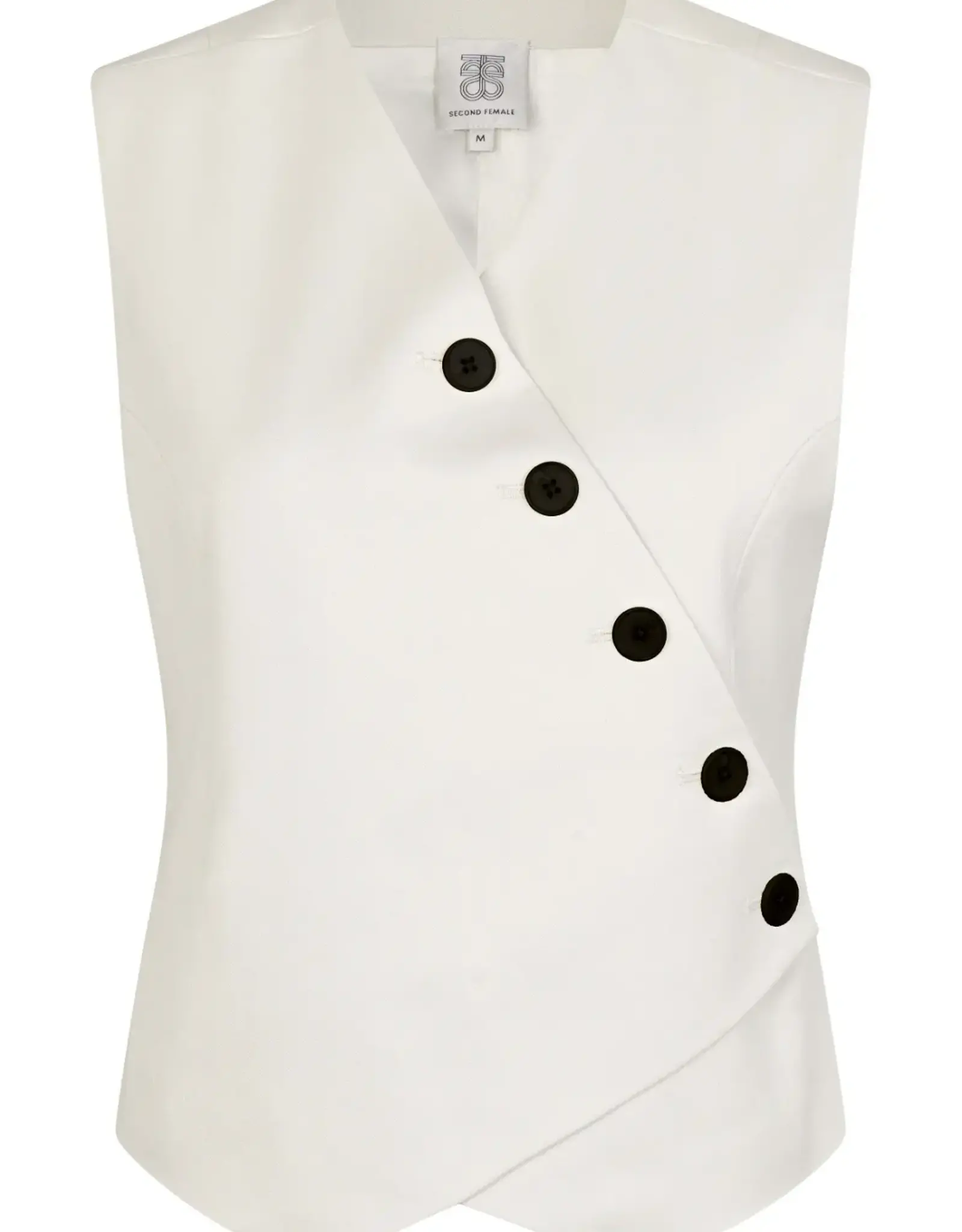 Second Female Kaleem Waistcoat Vaporous White