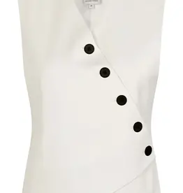 Second Female Kaleem Waistcoat Vaporous White