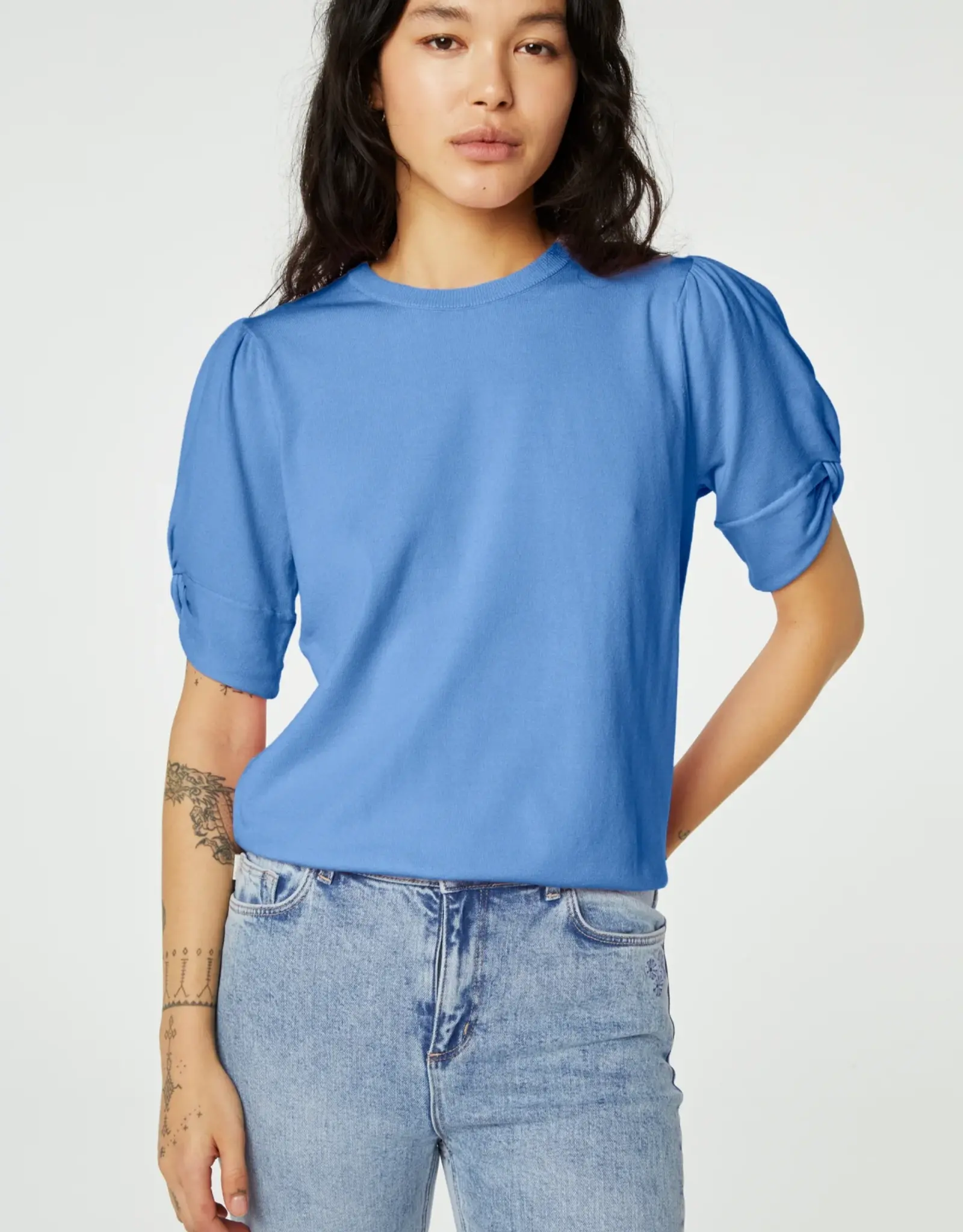 Fabienne Chapot Molly Twist Pullover Cornflower Blue